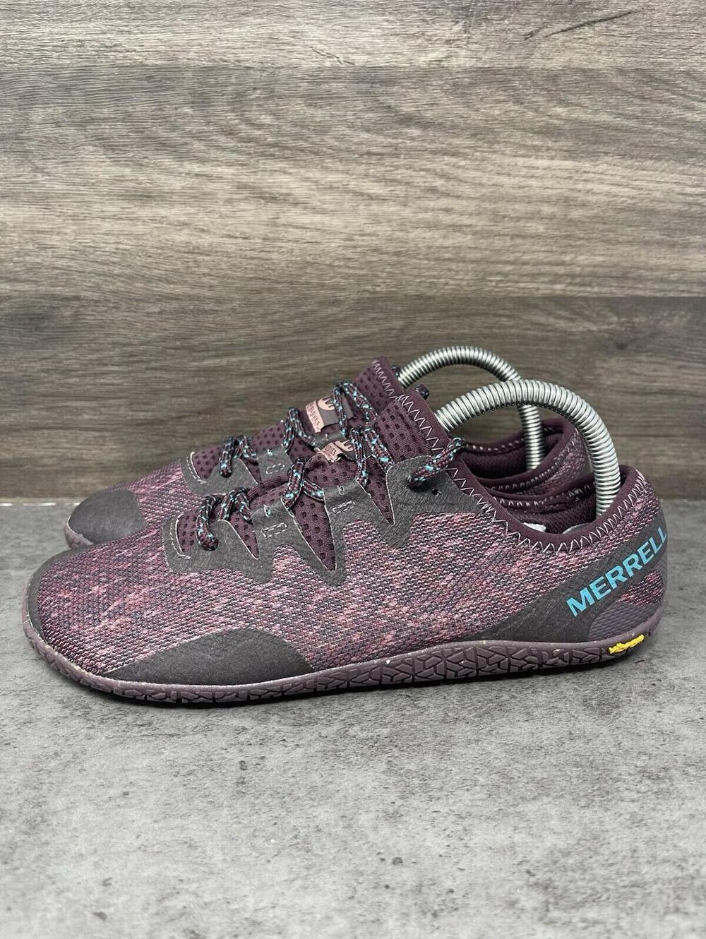 Merrell Vapor Glove 5 Sneakers Womens Size 8 Purple Barefoot Minimalist Hiking